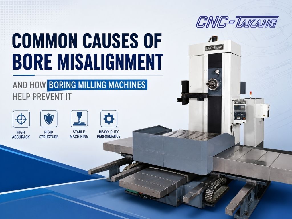 Common Causes of Bore Misalignment and How Boring Milling Machines Help Prevent It